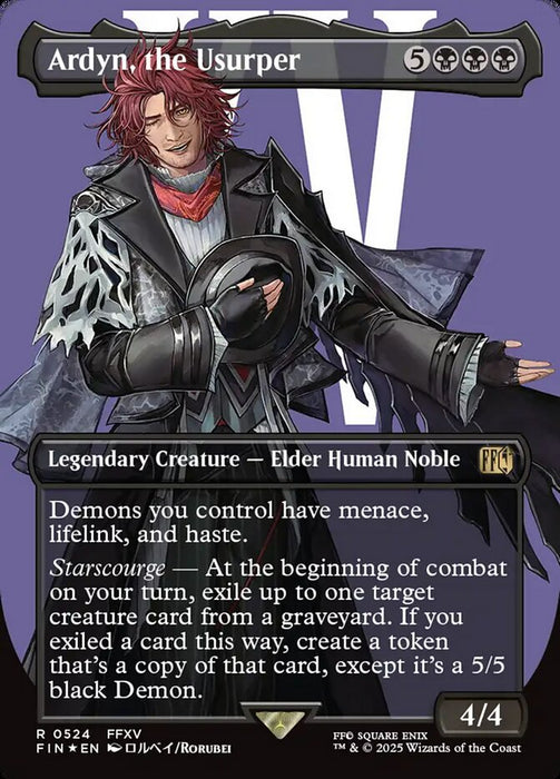 Ardyn, the Usurper - Borderless - Full Art - Inverted - Legendary - Surge Foil (Foil)