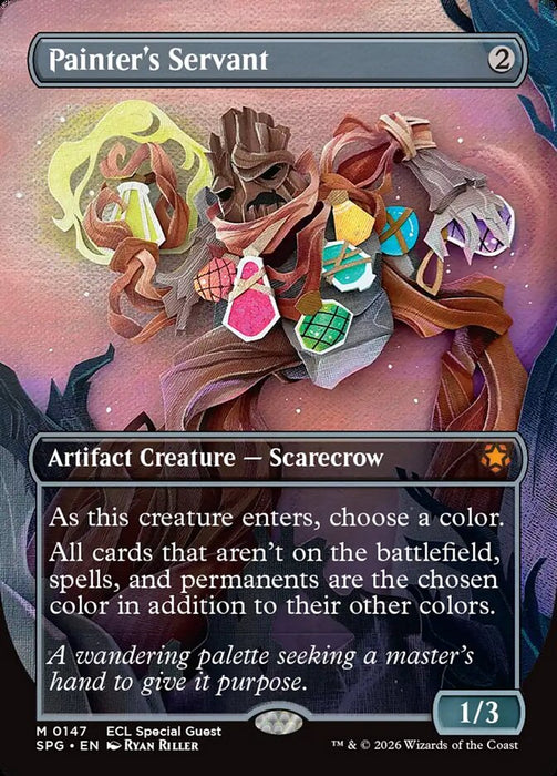 Painter's Servant - Borderless - Full Art - Inverted (Foil)