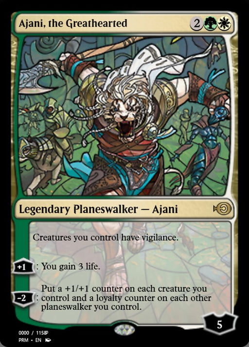 Ajani, the Greathearted (Foil)