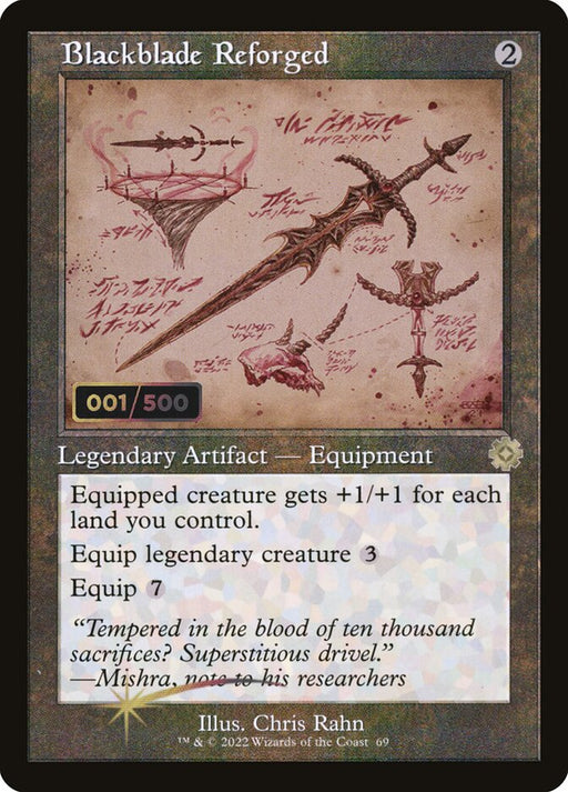 Blackblade Reforged - Retro Frame (Foil)