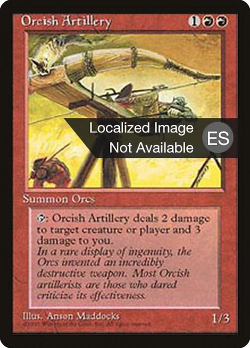Artillería orca - Orcish Artillery