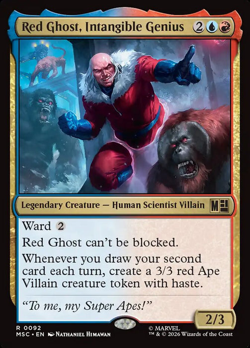Red Ghost, Intangible Genius - Legendary - Surge Foil
