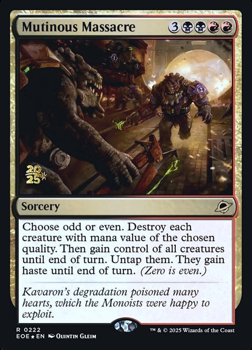 Mutinous Massacre (Foil)