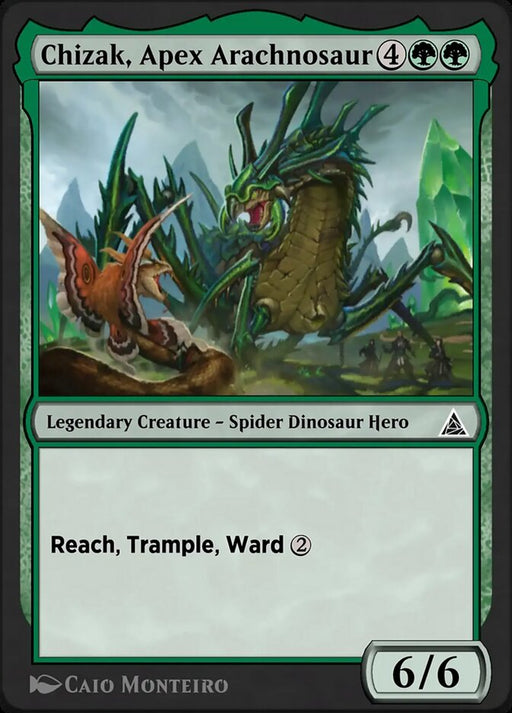 Chizak, Apex Arachnosaur - Spider-Rex, Daring Dino - Legendary