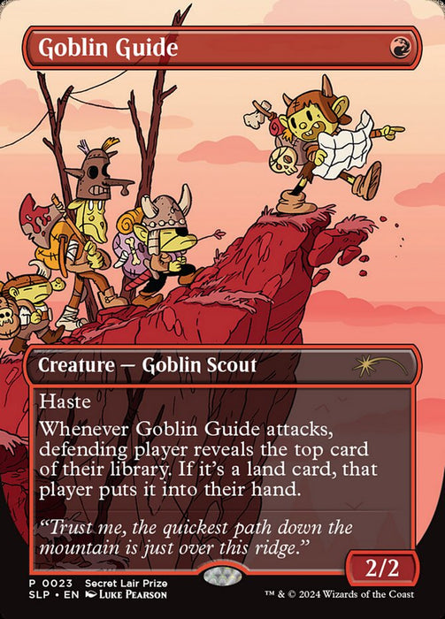 Goblin Guide - Borderless - Full Art - Inverted (Foil)