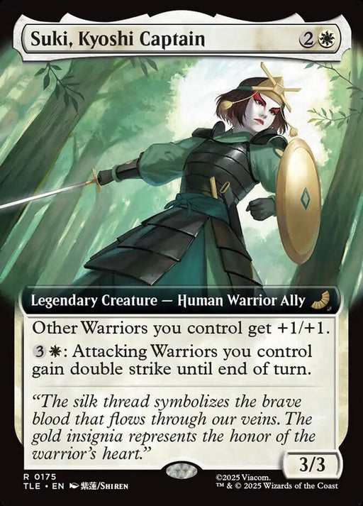 Suki, Kyoshi Captain - Extended Art - Legendary