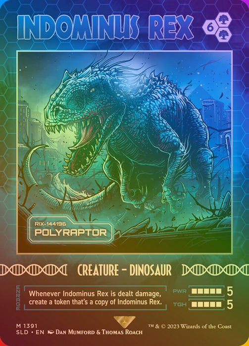 Indominus Rex - Polyraptor - Borderless - Full Art (Foil)