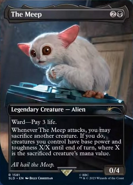 The Meep - Borderless - Full Art - Legendary - Inverted (Foil)