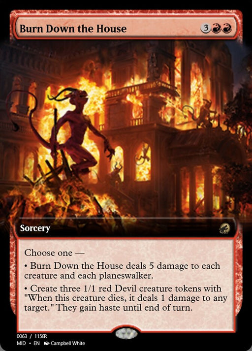Burn Down the House (Foil)