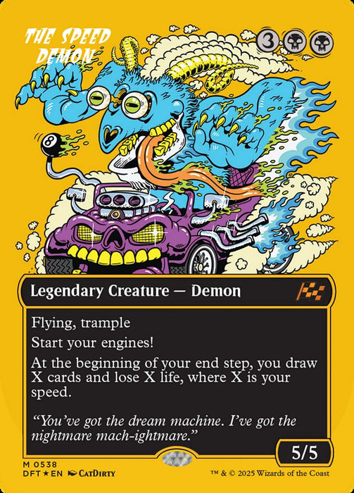 The Speed Demon - Borderless - Legendary - Inverted (Foil)