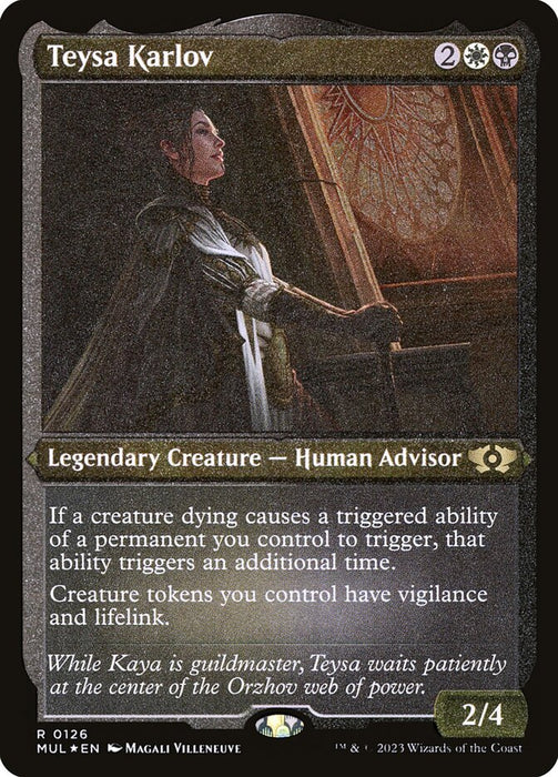 Teysa Karlov - Etched - Inverted - Legendary - Etched (Foil)