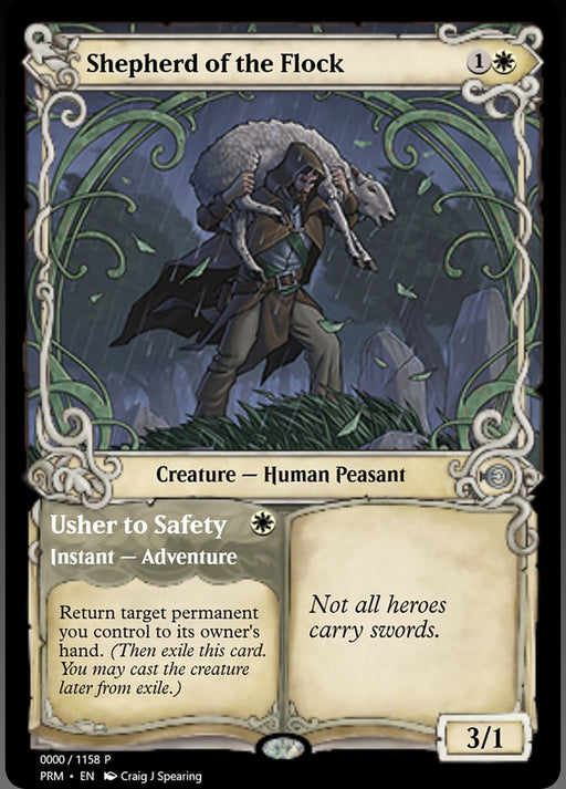 Shepherd of the Flock // Usher to Safety (Foil)