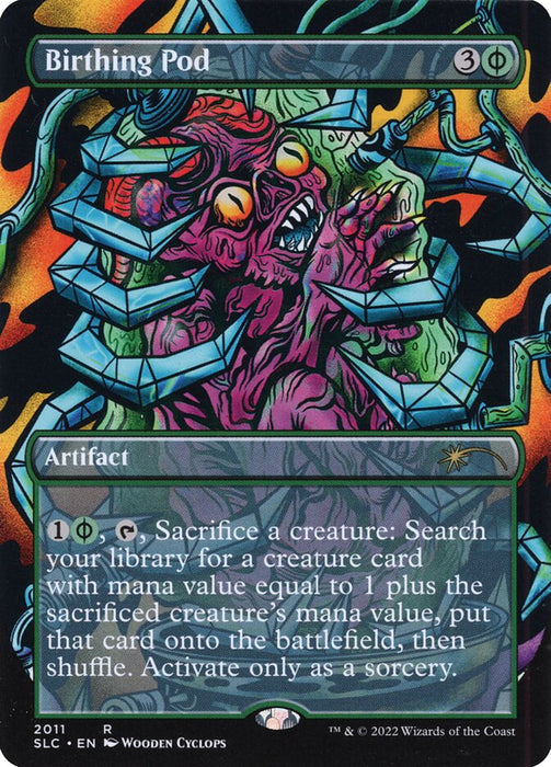 Birthing Pod - Borderless - Full Art - Inverted