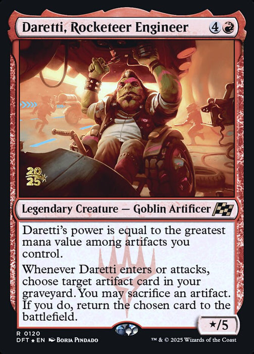 Daretti, Rocketeer Engineer - Legendary (Foil)