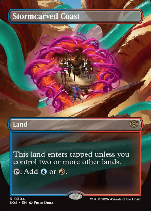 Stormcarved Coast - Borderless - Full Art - Inverted
