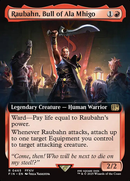 Raubahn, Bull of Ala Mhigo - Extended Art - Legendary
