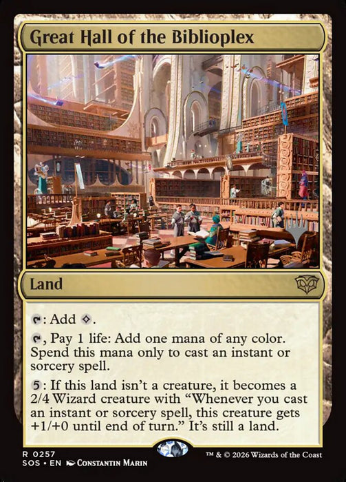 Great Hall of the Biblioplex (Foil)