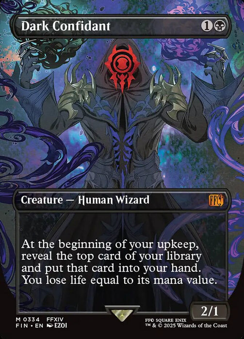 Dark Confidant - Borderless - Full Art - Inverted (Foil)