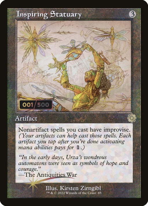 Inspiring Statuary - Retro Frame (Foil)