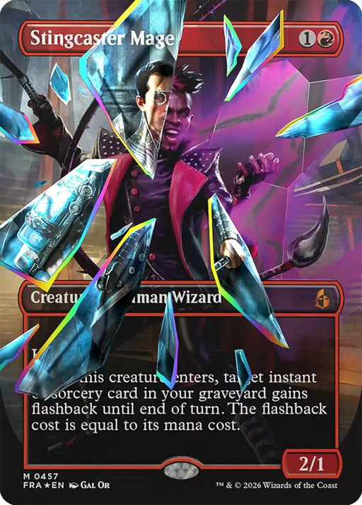 Stingcaster Mage - Borderless - Inverted (Foil)