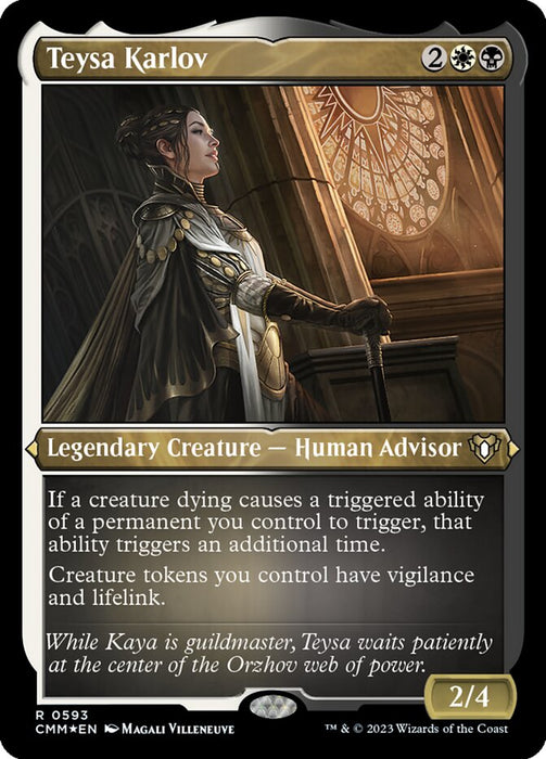 Teysa Karlov - Etched - Inverted - Legendary - Etched (Foil)