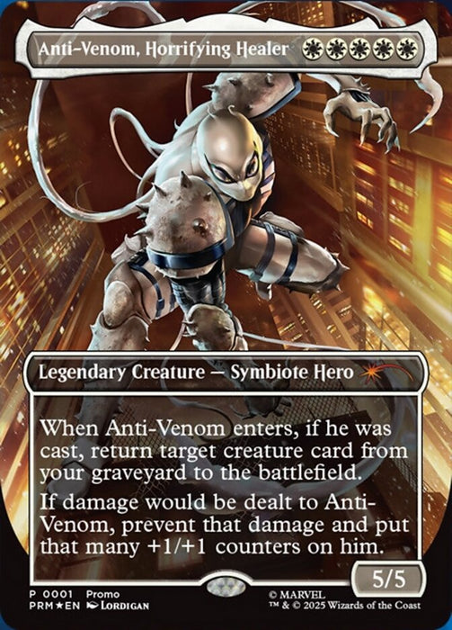 Anti-Venom, Horrifying Healer - Borderless - Inverted - Legendary (Foil)