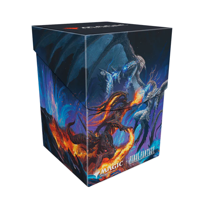 Ultra-Pro MTG Final Fantasy 100+ Deck Box - Bahamut and Ifrit