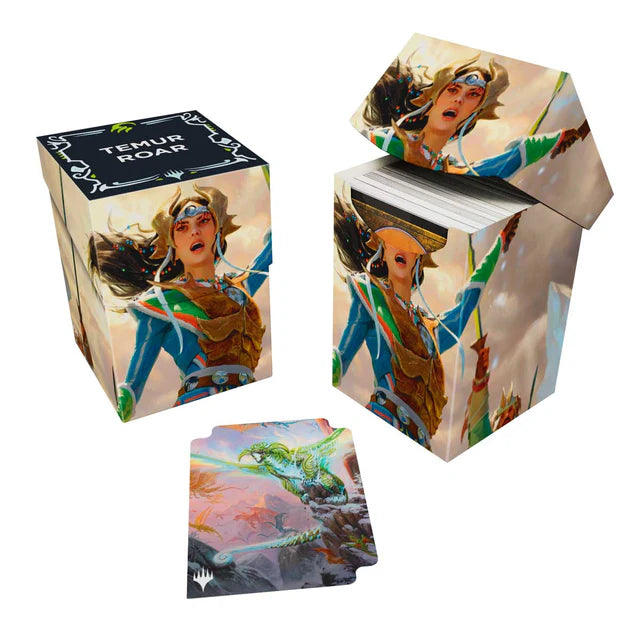 Ultra-Pro MTG Dragonstorm 100+ Deck Box - Temur Roar