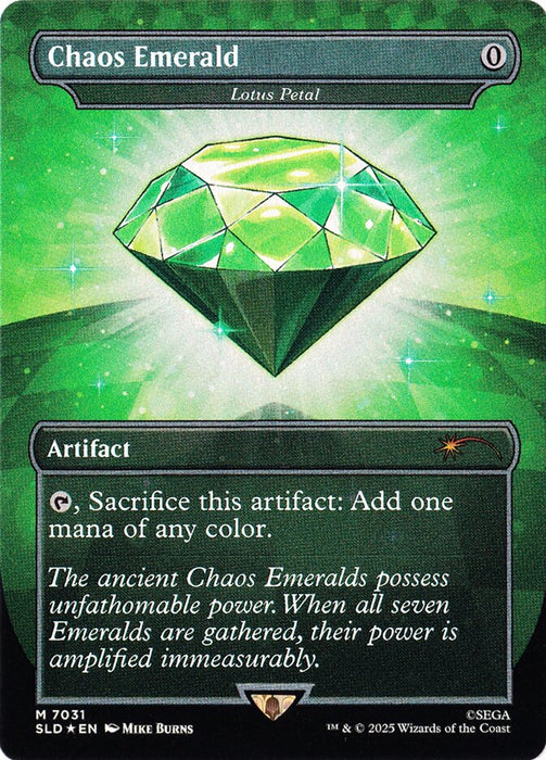 Chaos Emerald - Lotus Petal - Borderless - Full Art - Inverted (Foil)