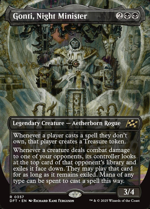 Gonti, Night Minister - Borderless - Legendary - Inverted (Foil)