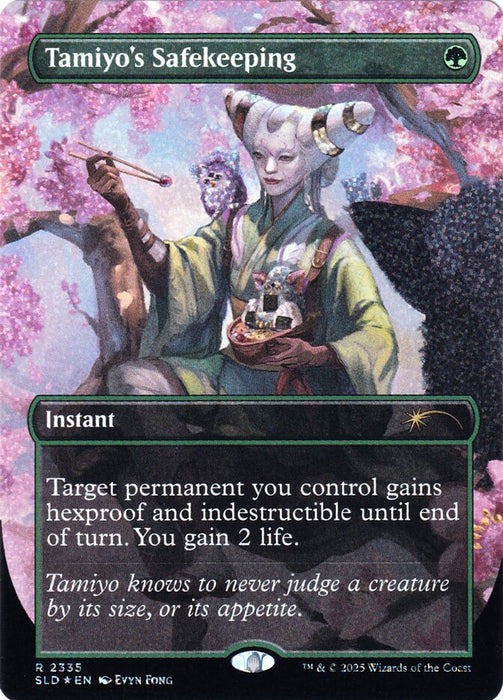 Tamiyo's Safekeeping - Borderless - Full Art - Inverted (Foil)