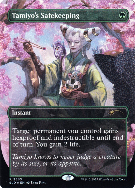 Tamiyo's Safekeeping - Borderless - Full Art - Inverted (Foil)