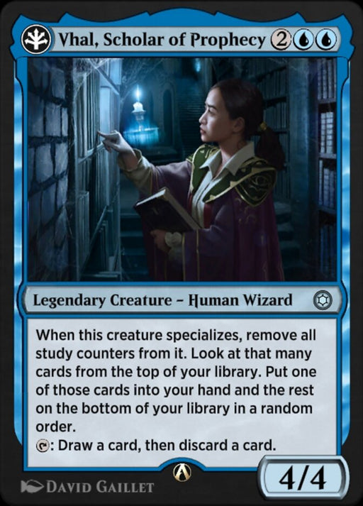Vhal, Scholar of Prophecy - Legendary