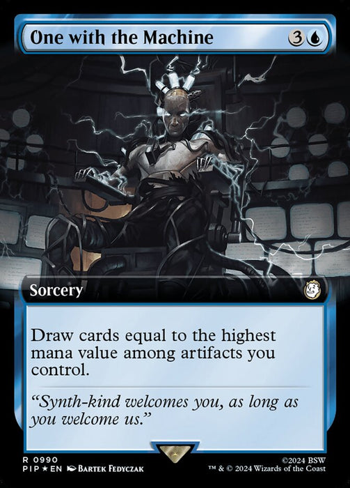 One with the Machine - Extended Art - Surge Foil (Foil)