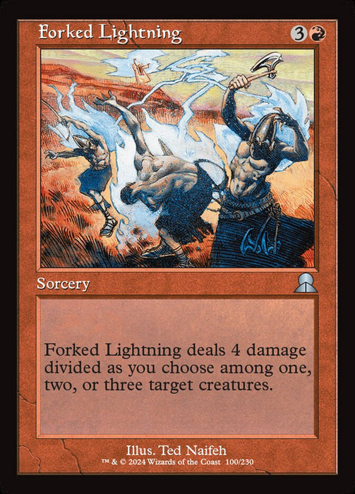 Forked Lightning - Retro Frame