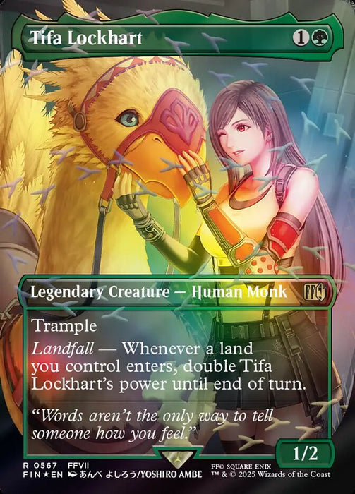 Tifa Lockhart - Borderless - Inverted - Legendary (Foil)