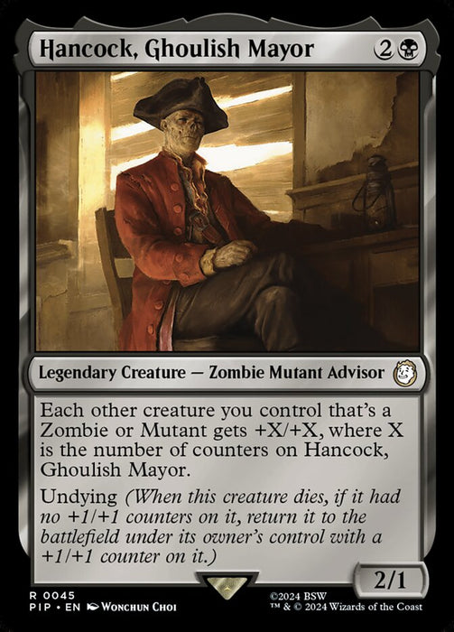 Hancock, Ghoulish Mayor - Legendary