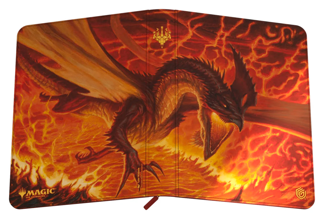 Zipfolio 360 Xenoskin Magic: The Gathering "Tarkir: Dragonstorm" - Magmatic Hellkite