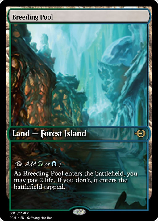 Breeding Pool - Full Art - Inverted (Foil)