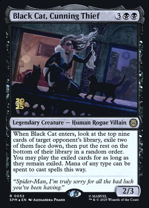 Black Cat, Cunning Thief - Legendary (Foil)