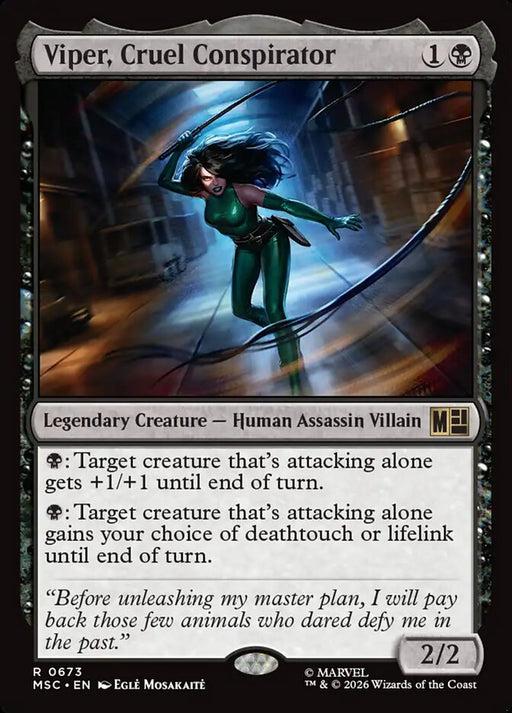 Viper, Cruel Conspirator - Legendary (Foil)