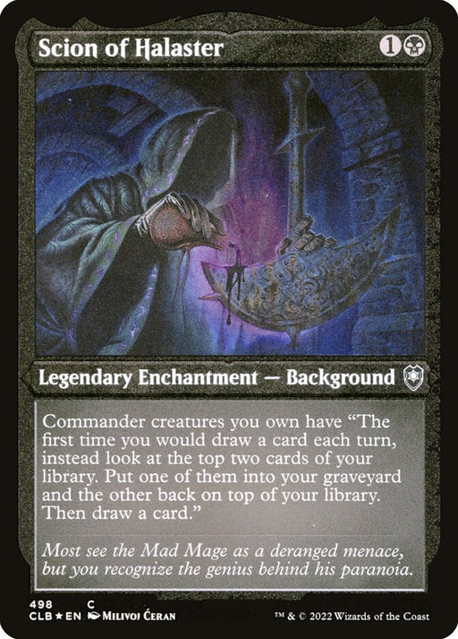 Scion of Halaster - Etched - Inverted - Legendary - Etched (Foil)