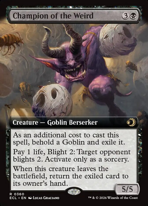 Champion of the Weird - Extended Art (Foil)