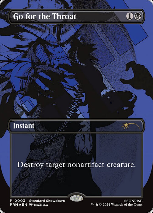 Go for the Throat - Borderless - Inverted (Foil)