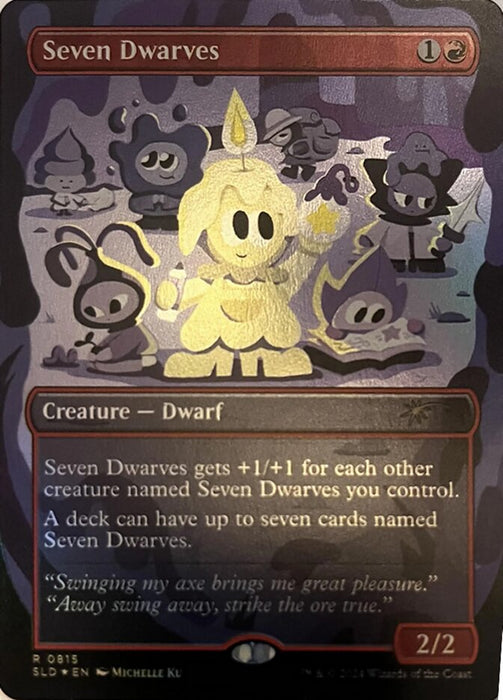 Seven Dwarves - Borderless - Full Art - Inverted (Foil)
