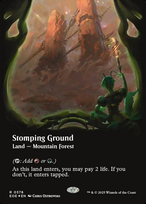 Stomping Ground - Borderless - Extended Art (Foil)