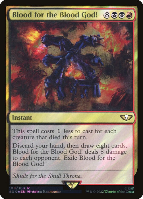 Blood for the Blood God! - Surge Foil (Foil)