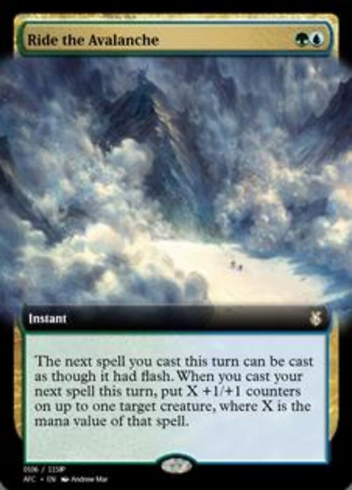 Ride the Avalanche (Foil)