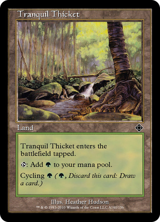 Tranquil Thicket - Retro Frame