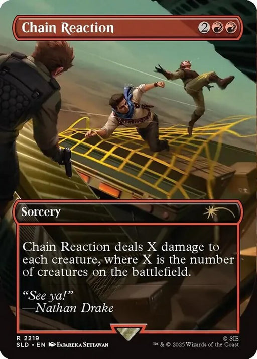 Chain Reaction - Borderless - Full Art - Inverted (Foil)